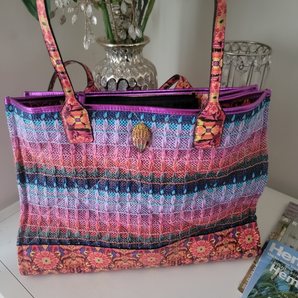 Kurt Geiger Multicolor Woven Tote Bag - Picture 1 of 16